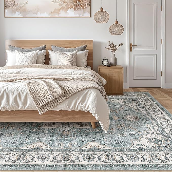 Vintage Living Room Area Rug 10x14 - Image 6