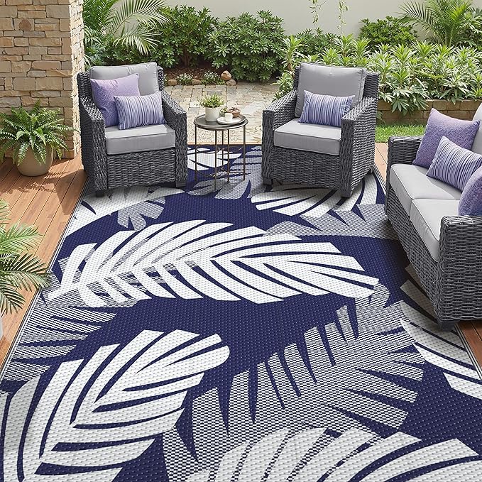 GENIMO Waterproof Outdoor Rug 9' x 12' by GENIMO