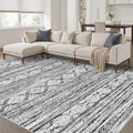 Nakagishi Bedroom Rug Area Rugs 4x6: Washable Boho Neutral Farmhouse Stain by NakagishiAreaRug
