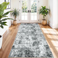 4x10 ft Extra Wide Hallway Rug – Non-Slip Washable Rubber-Backed Large Carpet by ZHXXUJ