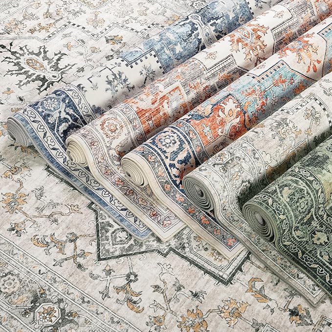 Lessymo 9×12 Area Rugs Washable - Image 7