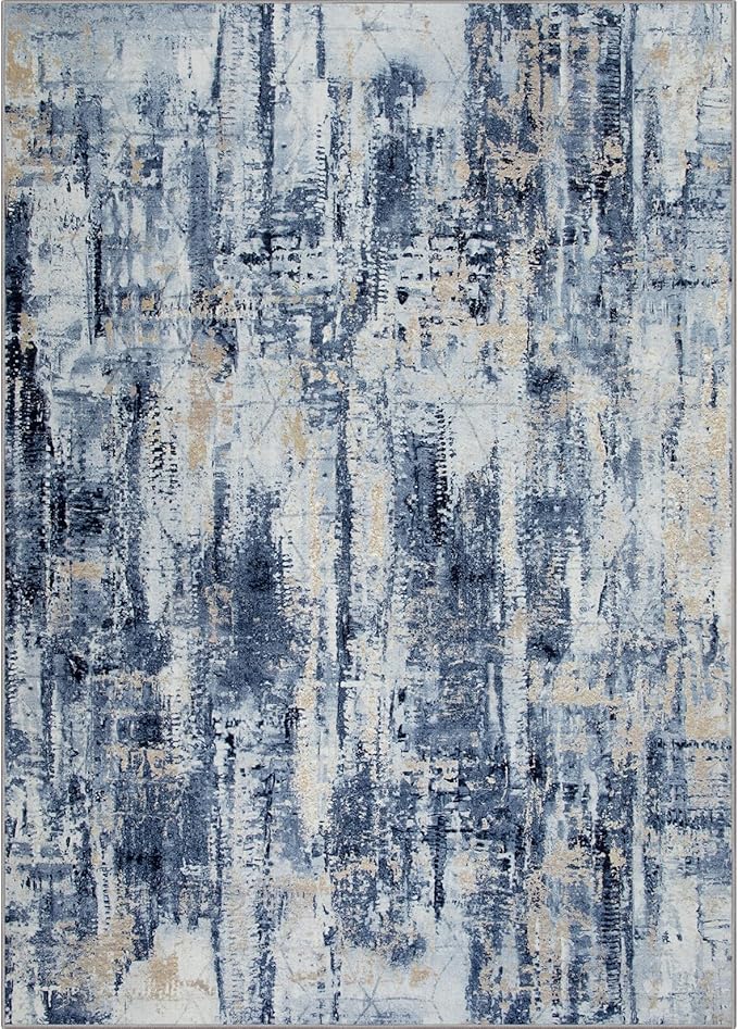4x6 Area Rugs Washable Rug: Modern Abstract Living Room Rug Soft Anti-Skid Thin - Image 7