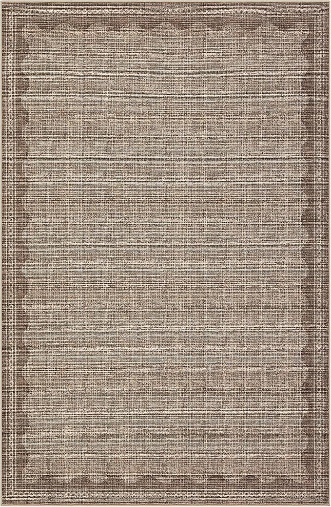 GarveeHome Scalloped Washable Rug 3x5 Non-Slip Low-Pile Indoor Rugs - Image 5