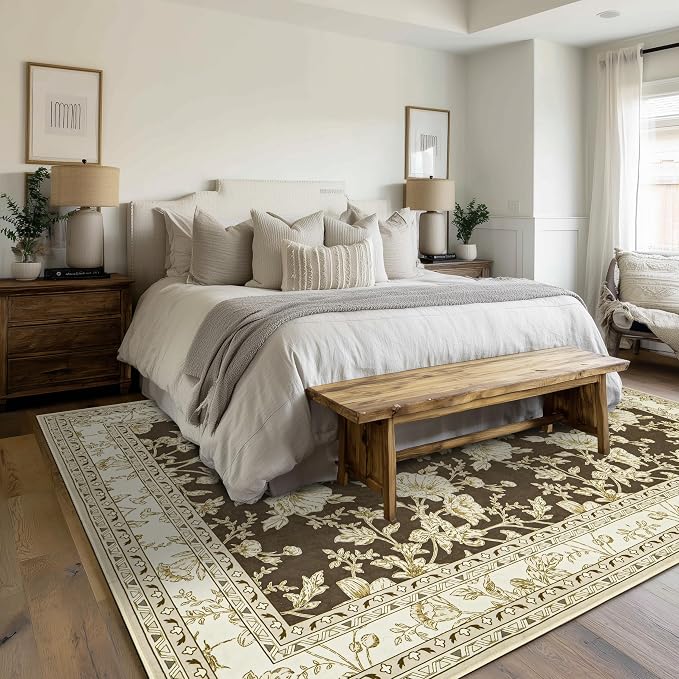 Large Neutral Brown Area Rug 10x12 - Image 7
