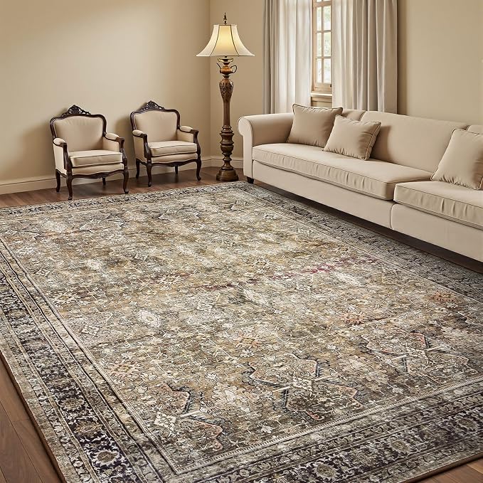Lofus 6x9 Area Rug for Living Room, Soft Boho Carpets for Bedroom Dining Room by Lofus