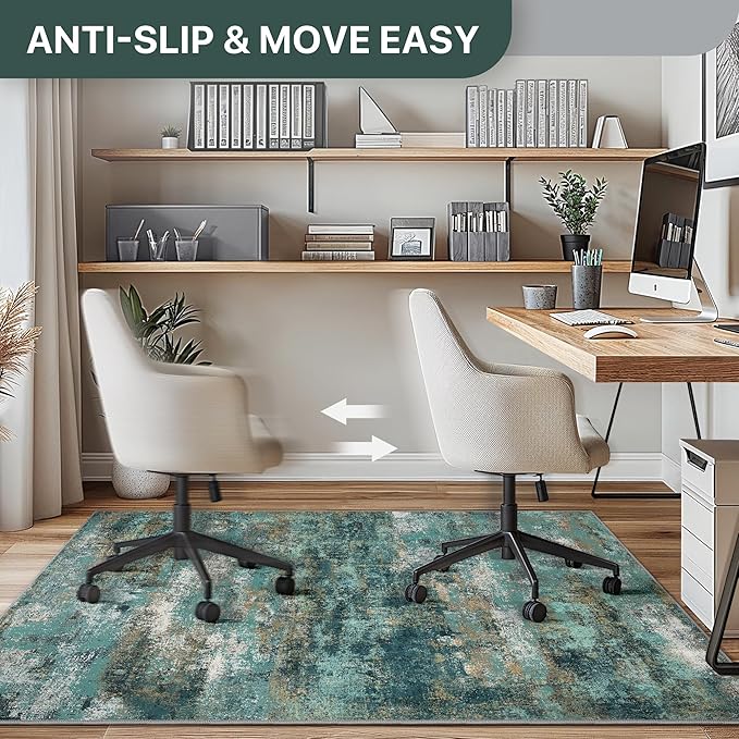 36"x48" Office Chair Mat for Hardwood Tile Floor, Under Desk Carpet Protector - Image 4