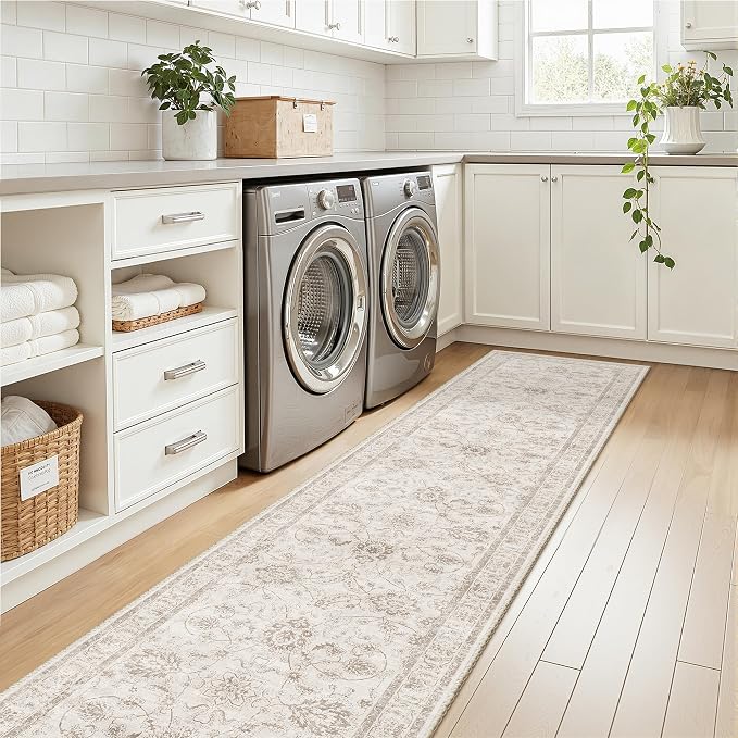 Madane Runner Rug 2x12 for Hallway, Kitchen Non-Slip Runner Rug - Image 4