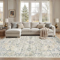 cotiled 8x10 Area Rug Machine Washable Vintage Carpet by COTILED