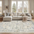 cotiled 7x9 Area Rug Machine Washable Vintage Carpet by COTILED