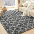 Litanika 5x8 Geometric Shag Area Rug by Litanika