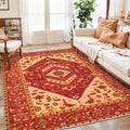 SERISSA 5x7 Boho Area Rug, Washable Non-Slip Rugs by SERISSAHomeDecorCollection