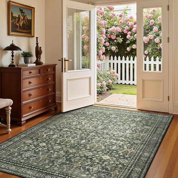 Lofus 2x5 Area Rug for Hallways, Low Pile Soft Carpet Runner for Kitchen by Lofus