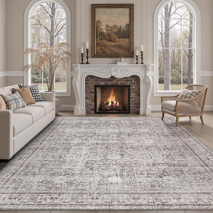 DCX Gray 8x10 Rug, Kid & Pet Friendly - Image 2