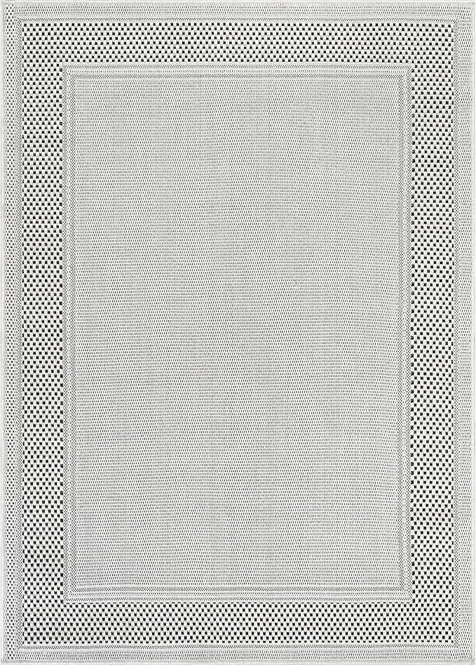 CAMILSON Easy Jute Rug 9x12, Indoor Outdoor Off-White Color Fiber Area Rugs - Image 2