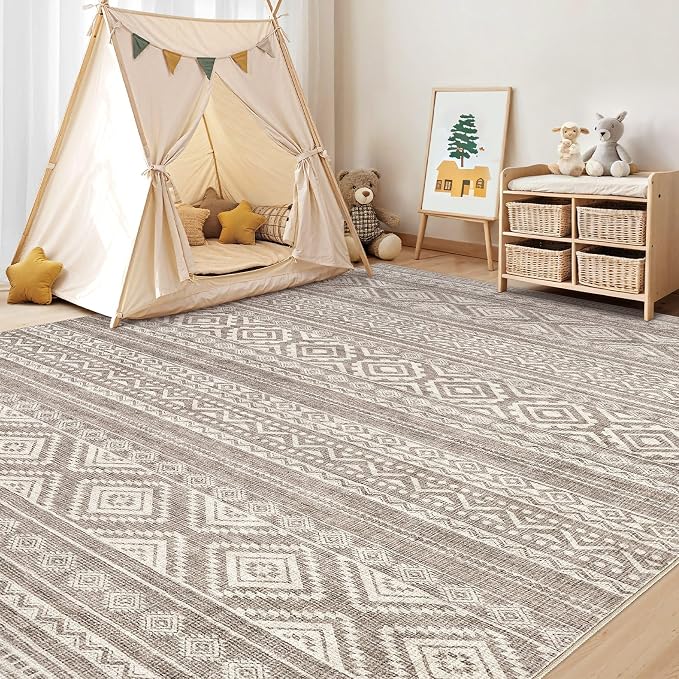 cotiled 6x8 Area Rugs Living Room Rug: Washable Boho Rugs - Image 7