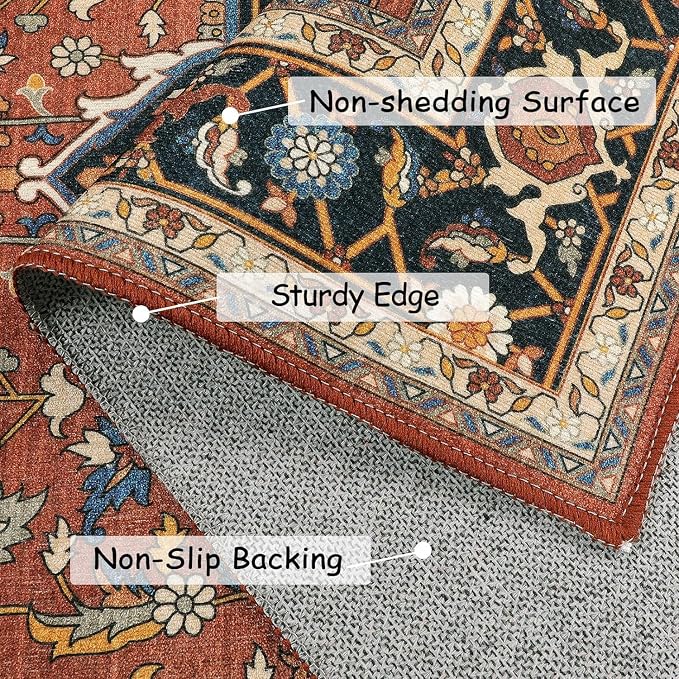 Moynesa Ultra-Thin Washable 8x10 Area Rugs - Image 6