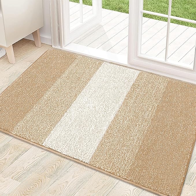Kitinjoy Indoor Outdoor Door Mat, 32x20 Non-Slip Absorbent Dirt Trapper by Kitinjoy