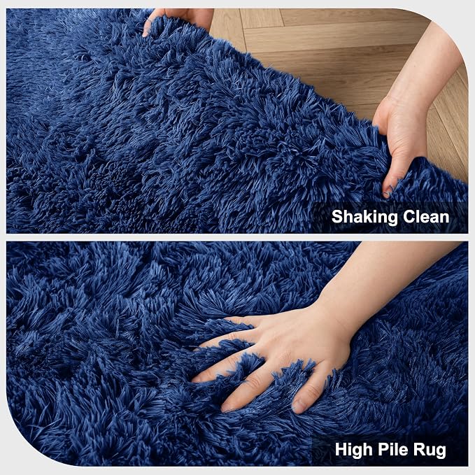 Shag Area Rugs for Bedroom Living Room, 4X6 Ultra Soft Fluffy Area Rugs for Dorm - Image 5