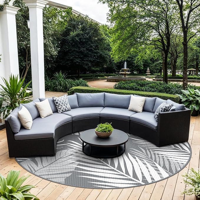 GENIMO Outdoor Rug 10' Round Waterproof - Image 3