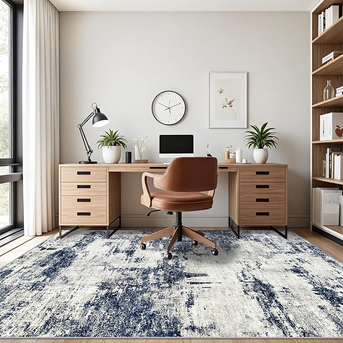 9x12 Area Rugs Living Room Rugs: Large Washable Rug - Image 4