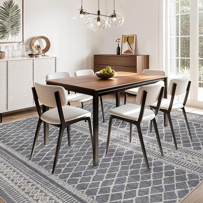 cotiled 10x14 Area Rugs Living Room Rug: Washable Boho Rugs - Image 5
