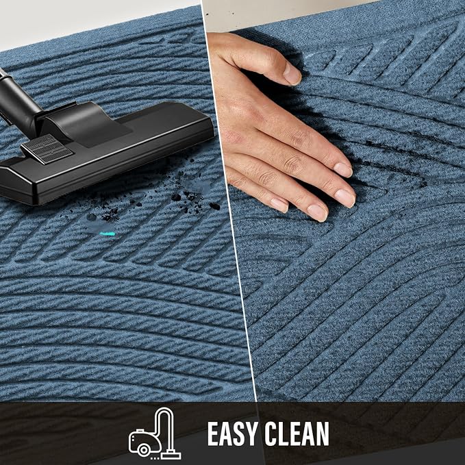 HIYARD Sturdy Front Door Mat, Absorbent Muddy Dirt Resist Welcome Door Mats - Image 7