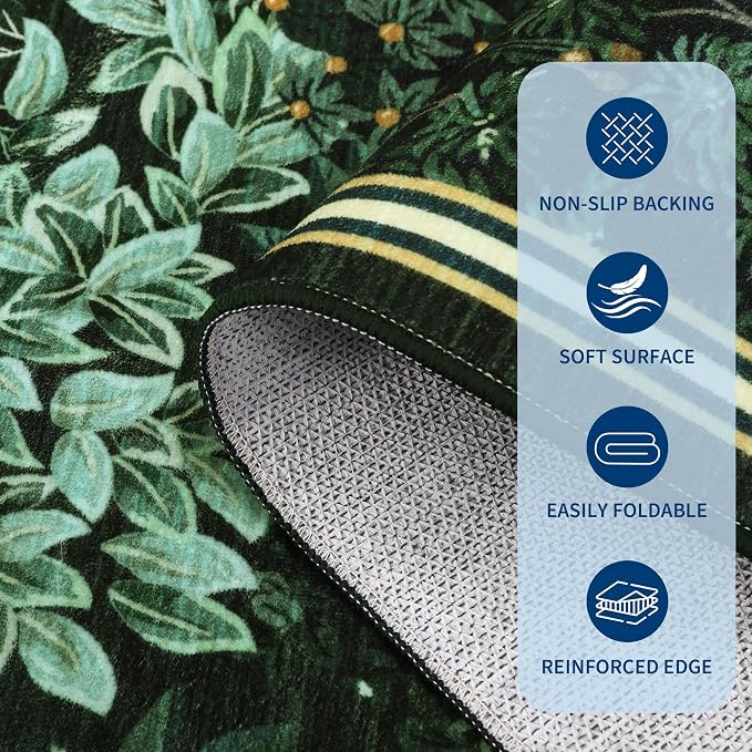 GarveeHome Forest Rug 9x12 Washable Area Rugs - Image 6