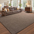 Pettop 5x7 Brown Area Rugs for Living Room Bedroom, Thickened Memory-Foam Throw by Pettop