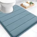 OLANLY Memory Foam Toilet Rugs U Shaped 24x20, Super Soft Absorbent Contour by OLANLY
