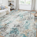 Area Rugs 5x7 Living Room: Large Soft Washable Rug Modern Abstract Anti-Skid by GENTDRIZZ
