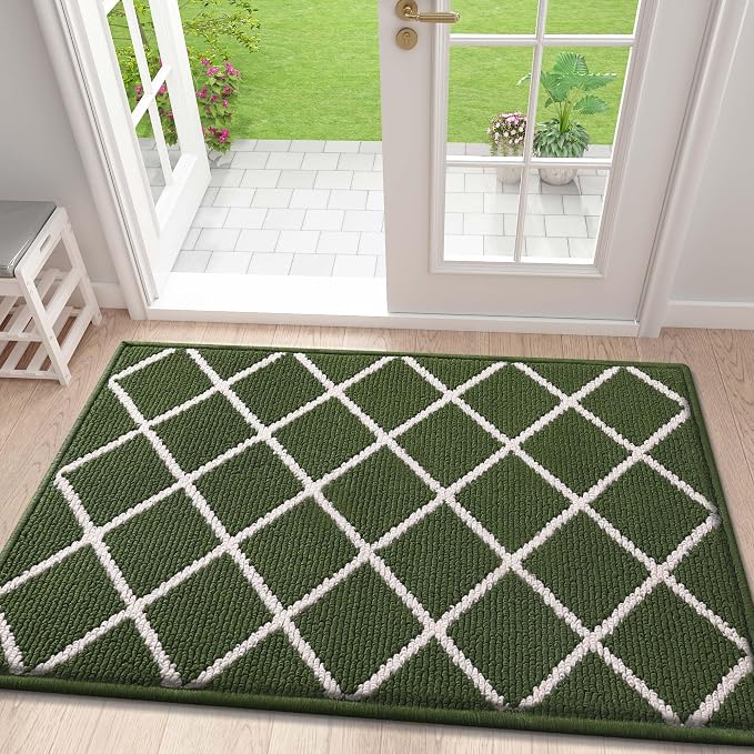 Finchitty Indoor Door Mat, Dirt Resistant and Absorbent, Low-Profile, Washable by Finchitty