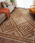 BESTSWEETIE Area Rug 5x8 Rug Machine Washable Non-Slip Low Pile Print Pattern by BESTSWEETIE