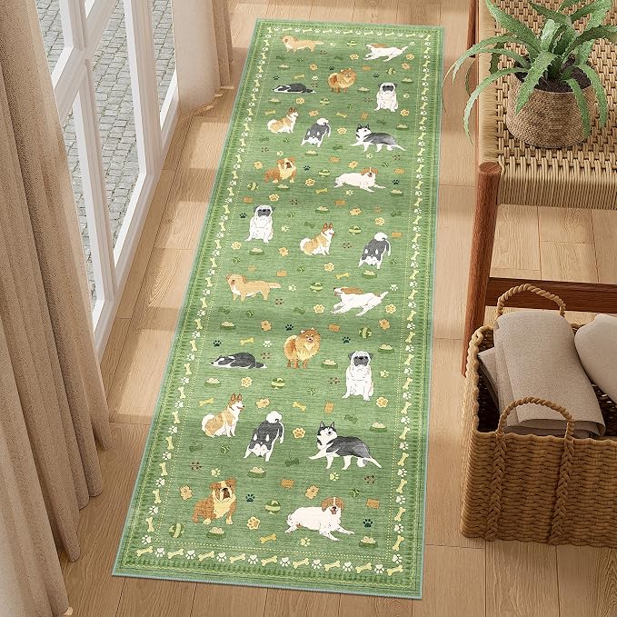 DUKINO 2.6x8 Washable Runner Rug - Image 6