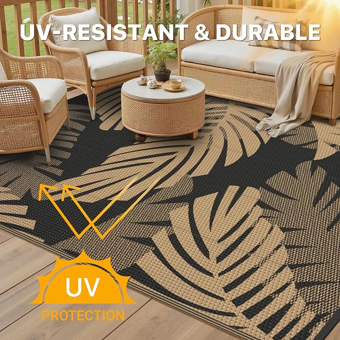 GENIMO Waterproof Outdoor Rug 10' x 14' - Image 4