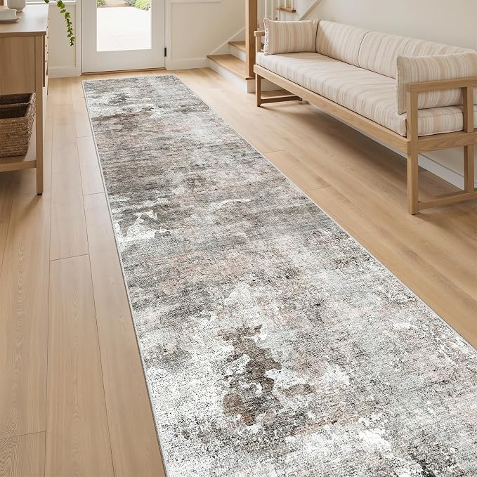 Soalmost Runner Rug 2x12 Washable Non-Slip Hallway Runner Rugs - Image 3