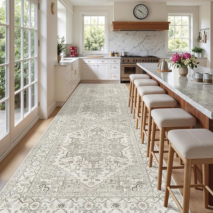 Madane 4x12 Wide Hallway Runners: Washable 12ft Runner Rug - Image 3