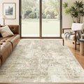 Soalmost 7x9 Area Rug for Living Room Washable Abstract Vintage Soft Thin by Soalmost