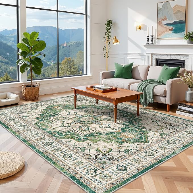 zesthome 6x9 Area Rugs, Machine Washable Rugs - Image 4