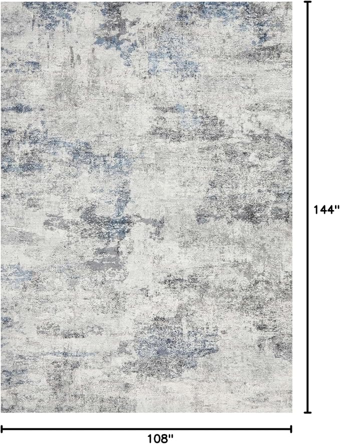 DMOYEST 9x12 Area Rug for Living Room, Washable & Non Slip Large Indoor Carpet - Image 2