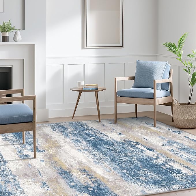 BEIMO Area Rugs 10x14 for Living Room Bedroom, Modern Abstract Machine Washable - Image 4
