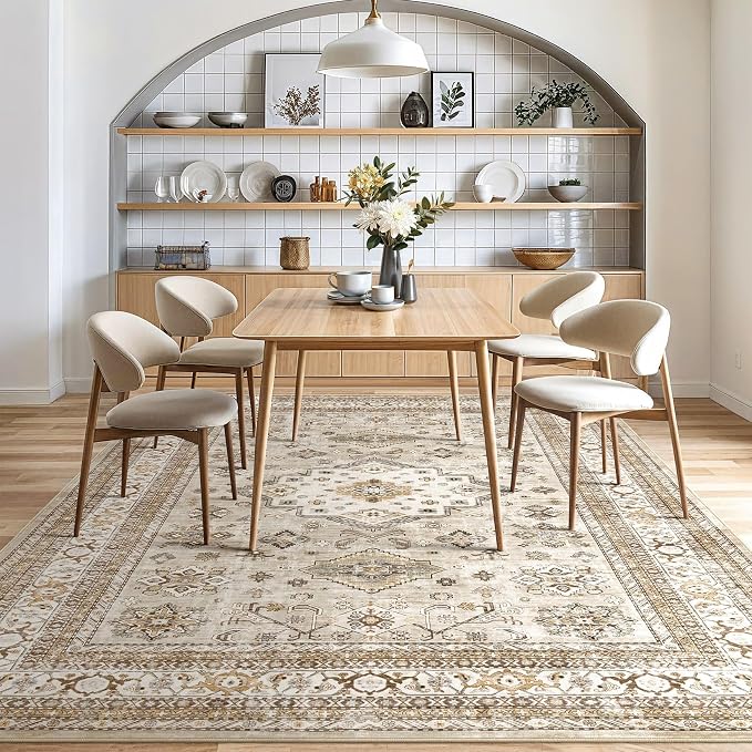 Vintage Living Room Area Rug 5x7 - Image 8