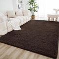 Litanika 9x12 Shag Area Rug for Living Room Bedroom, Non-Shedding Modern Indoor by Litanika