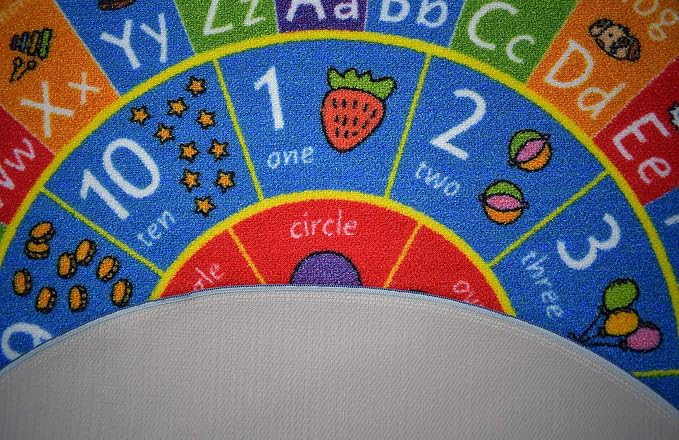 KC Cubs Educational Kids Rug – ABC Alphabet, 123 Numbers & Shapes Learning Mat - Image 8