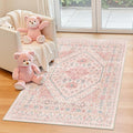 zesthome Pink Rug by Zesthome