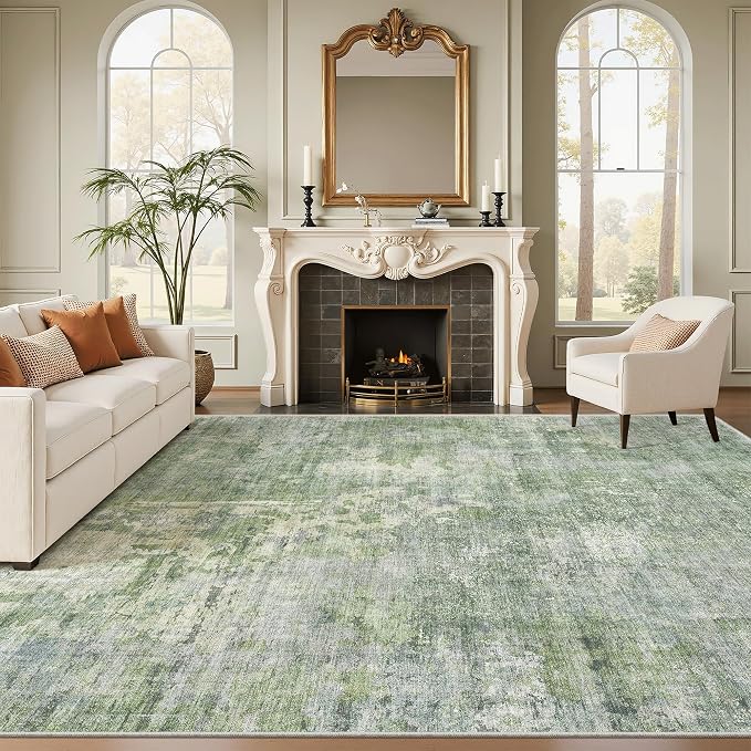 Soalmost Washable Area Rug 8x12, Large Soft Rugs - Image 2
