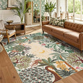 GarveeHome 5x7 Jungle Area Rug Washable Rugs by GarveeHome