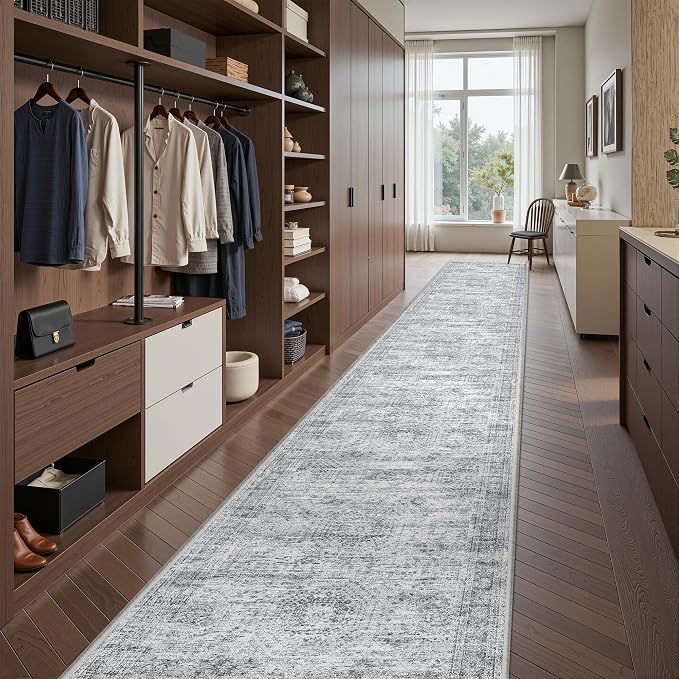 Washable Runner Rug 2.5x14, Non-Slip Long Hallway Runner - Image 5
