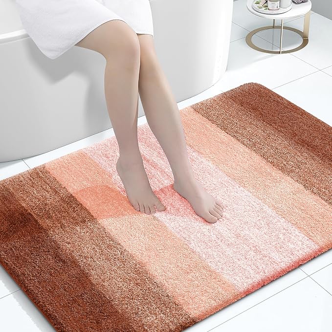 OLANLY Large Bathroom Rugs Mat 44x32, Extra Soft Absorbent Microfiber Bath Rugs by OLANLY