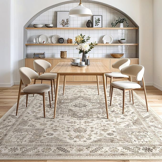Vintage Living Room Area Rug 7x9 - Image 8