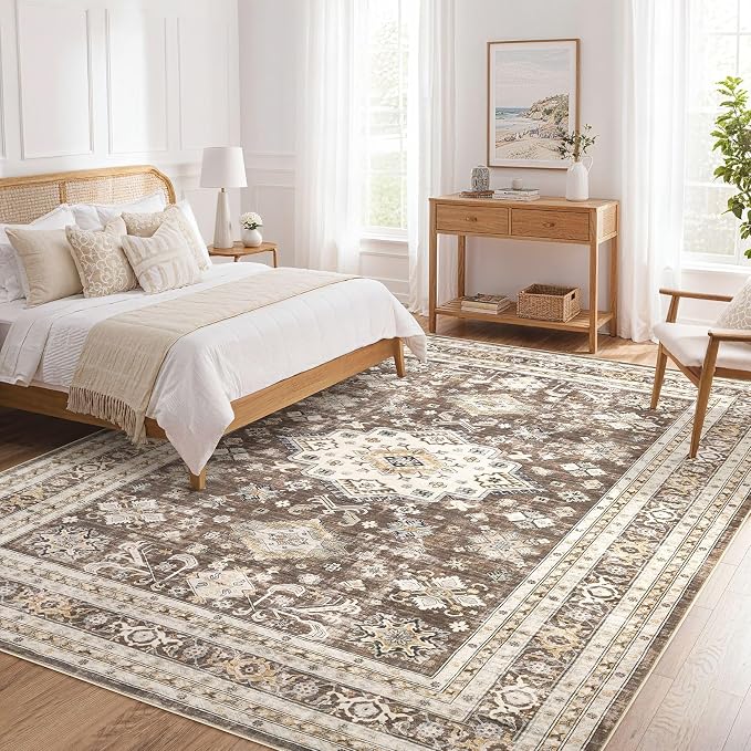Vintage Living Room Area Rug 5x7 - Image 7